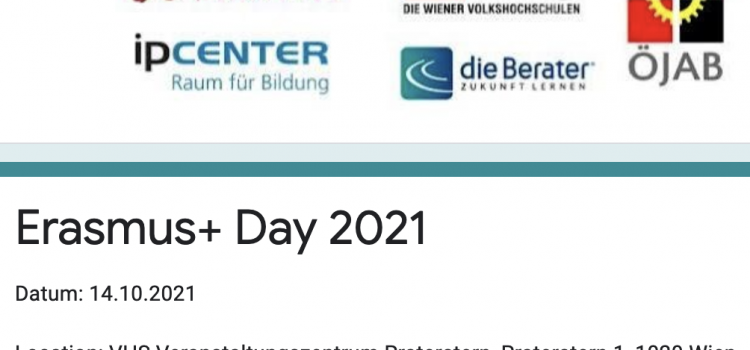 Einladung zum #ErasmusDays 2021 – 5 Horizonte – Erschlossen mit Erasmus+