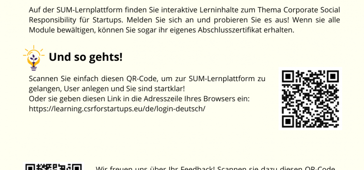 Einladung zum SUM Usertest
